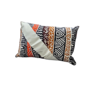 Safari African Print Pillow Cover Brown Red