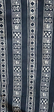 Black  Mudcloth or Bogolan Fabric