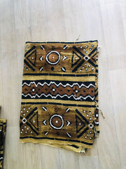 Mudcloth or Bogolan Fabric 170x110 cm TossokoClothing